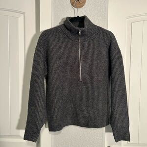Vince Camuto Half-Zip Turtleneck Sweater M